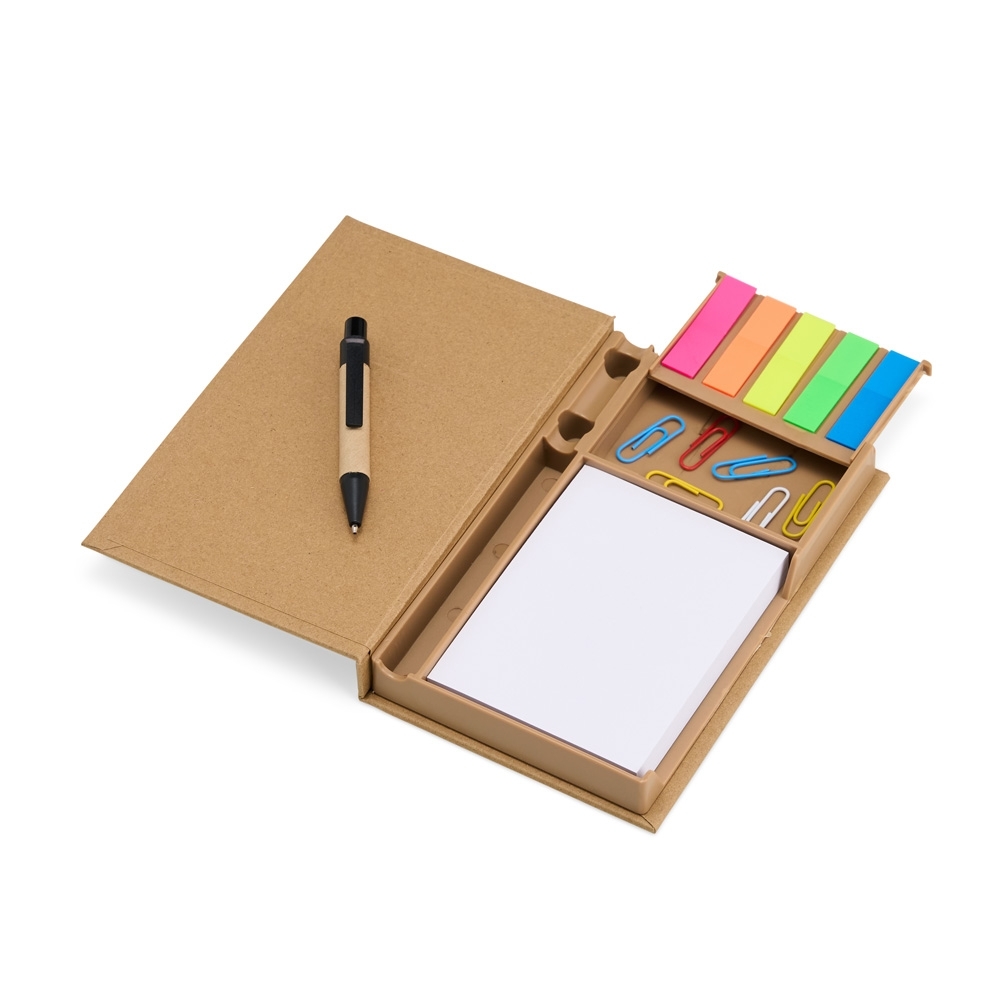 Bloco de Anotações com Autoadesivos e Caneta - 06106
