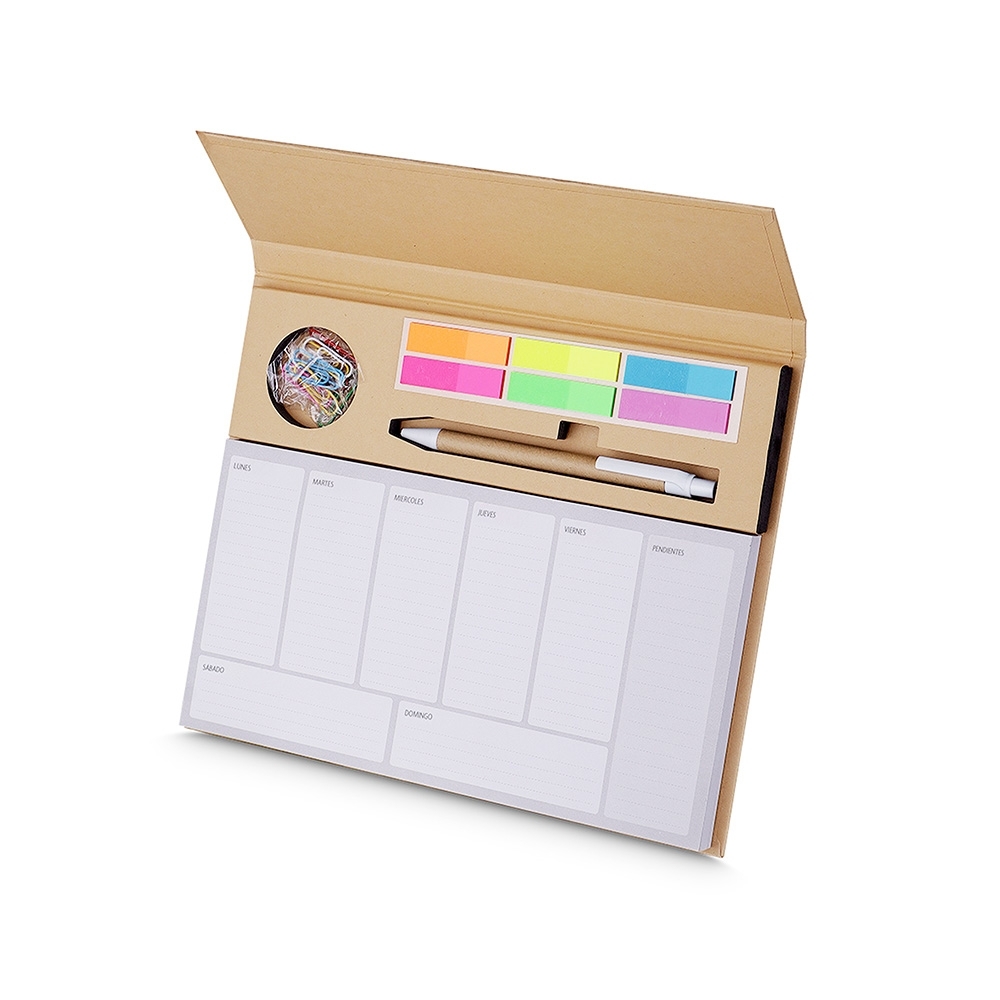 Bloco de Anotações com Autoadesivos e Caneta - 15222