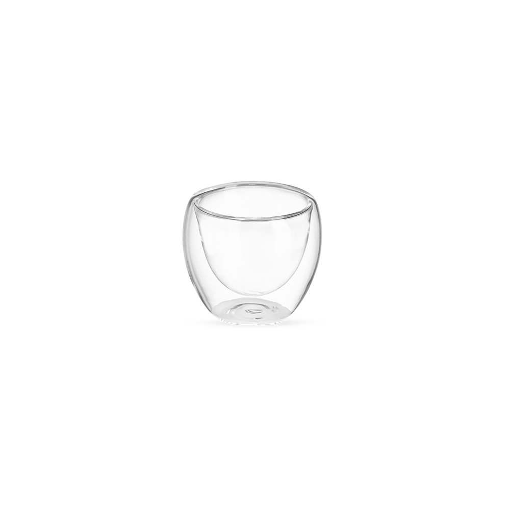 Copo Vidro Parede Dupla 80ml - 06094