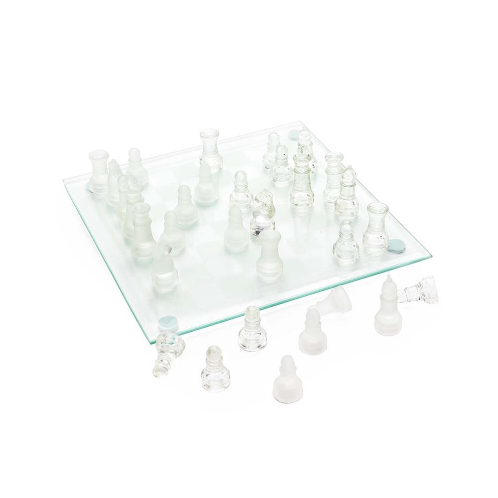 Jogo de Xadrez de Vidro - P$01425