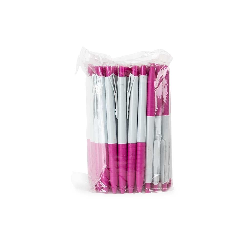 Pacote Caneta Plástica com 50pçs - P@00401C