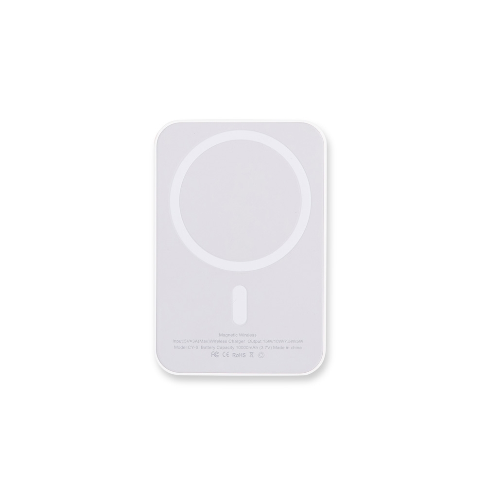 Power Bank 10.000mAh com Carregamento via Indução - 09280