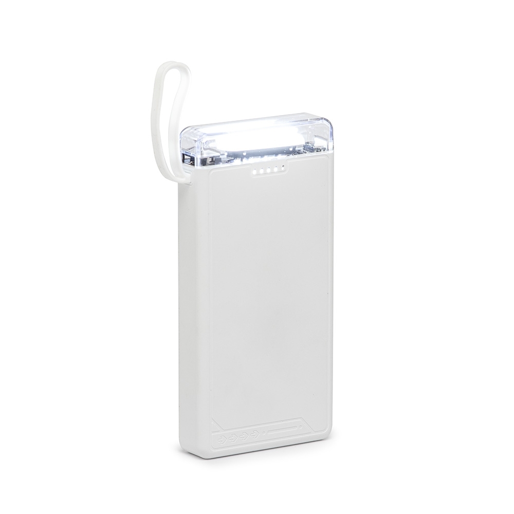Power Bank 10.000mAh com Lanterna e Multissaídas - 08013
